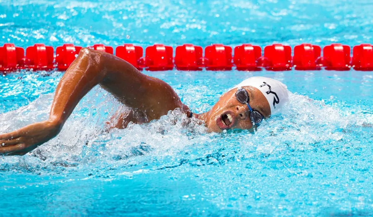 Coralie Balmy, nageuse martiniquaise Coralie Balmy, nageuse martiniquaise