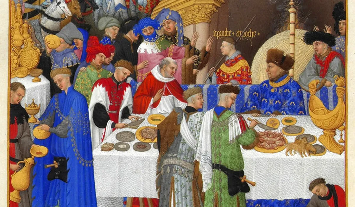 Banquet des « Très Riches Heures du duc de Berry » Banquet des « Très Riches Heures du duc de Berry »