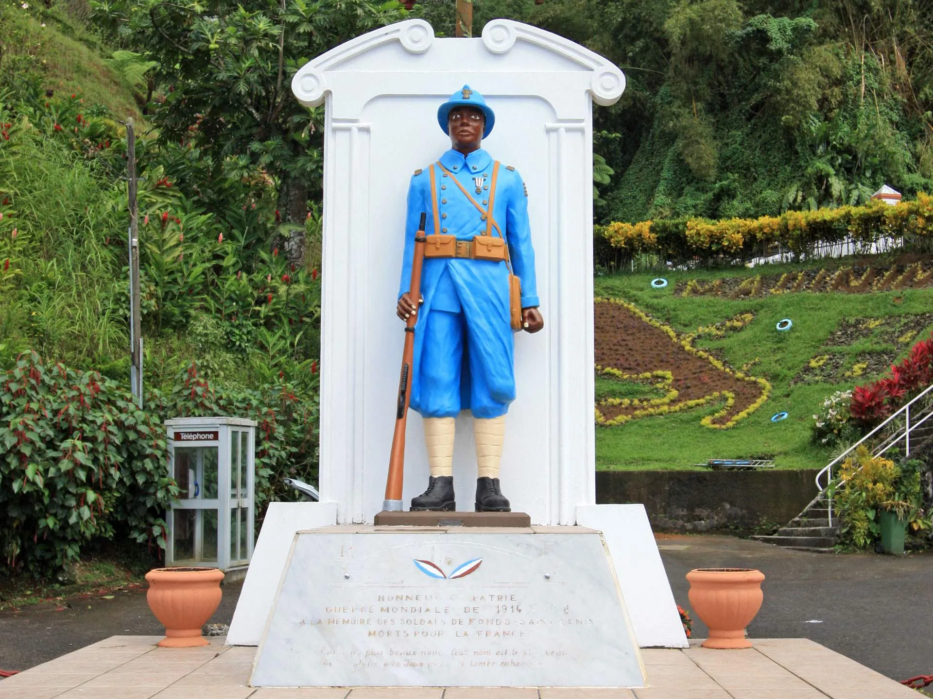 Monument hommage aux Martiniquais morts pour la France lors de la Première Guerre Mondiale