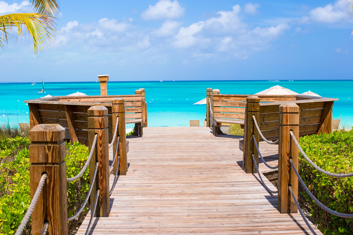 Plage des îles Turques et Caiques